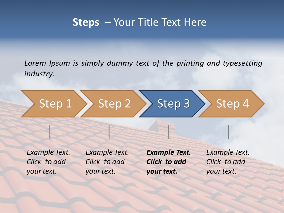 Ceramic Estate House PowerPoint Template