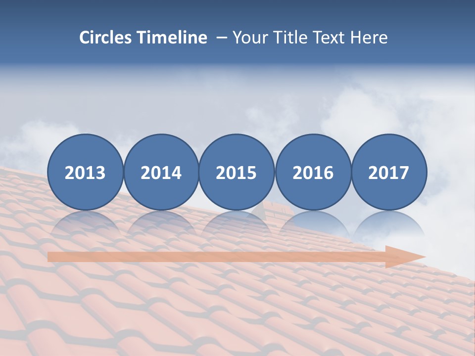 Ceramic Estate House PowerPoint Template