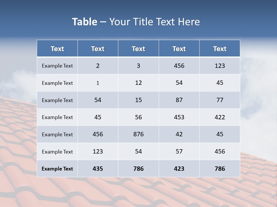 Ceramic Estate House PowerPoint Template