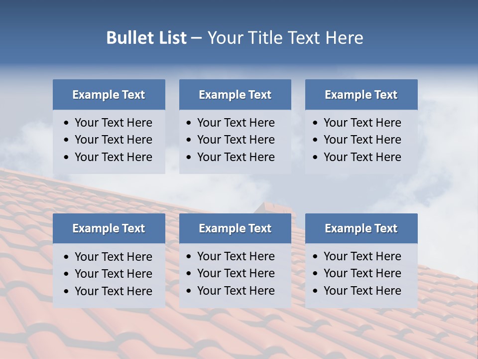 Ceramic Estate House PowerPoint Template