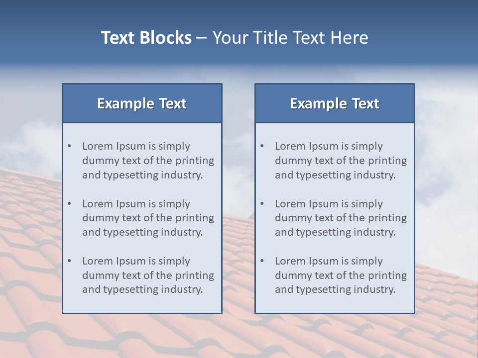Ceramic Estate House PowerPoint Template