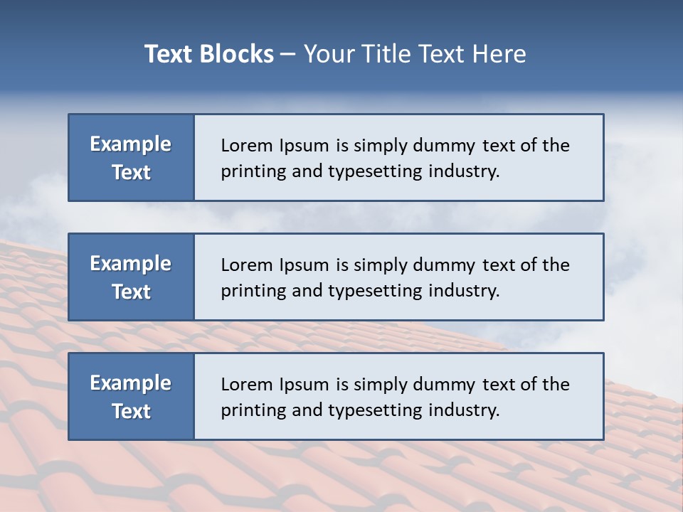 Ceramic Estate House PowerPoint Template