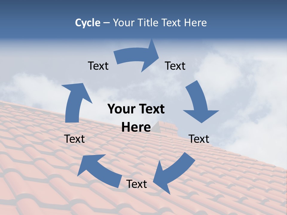 Ceramic Estate House PowerPoint Template