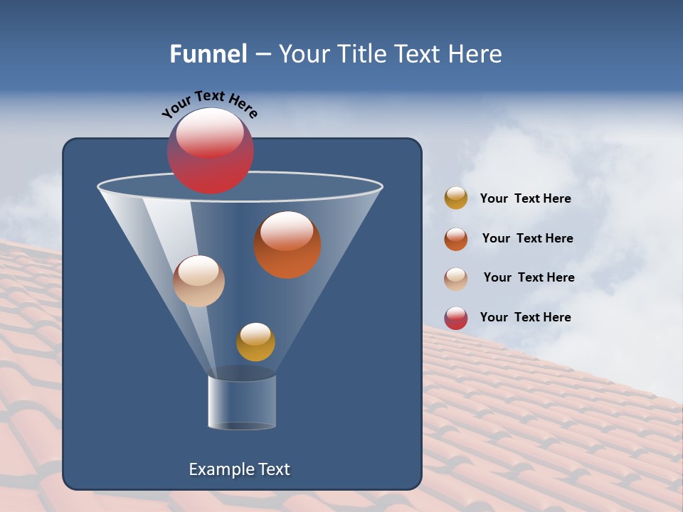 Ceramic Estate House PowerPoint Template