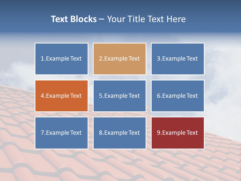 Ceramic Estate House PowerPoint Template