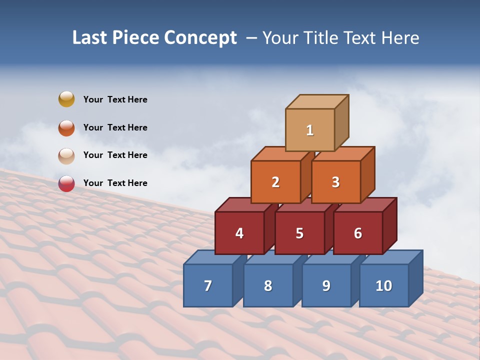 Ceramic Estate House PowerPoint Template