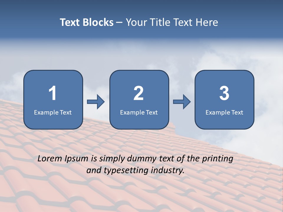 Ceramic Estate House PowerPoint Template