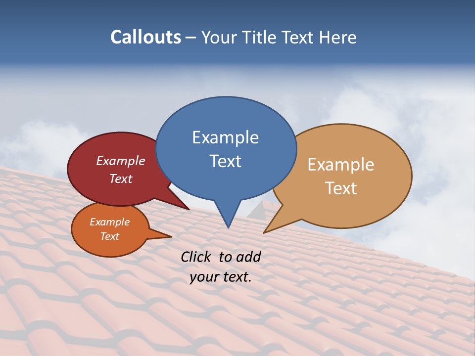 Ceramic Estate House PowerPoint Template
