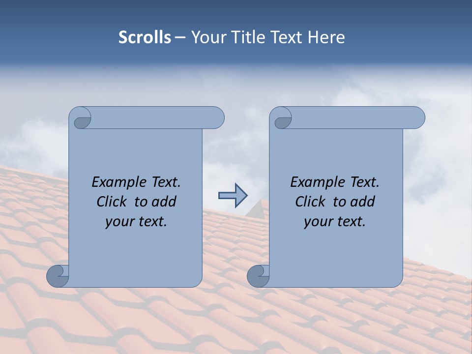 Ceramic Estate House PowerPoint Template