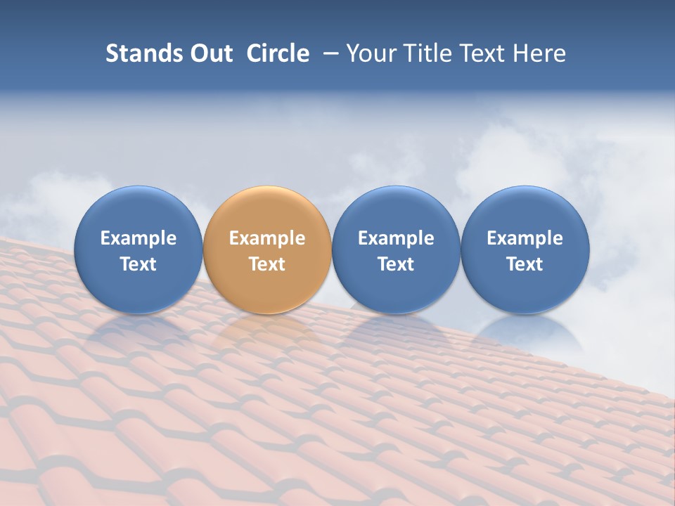 Ceramic Estate House PowerPoint Template