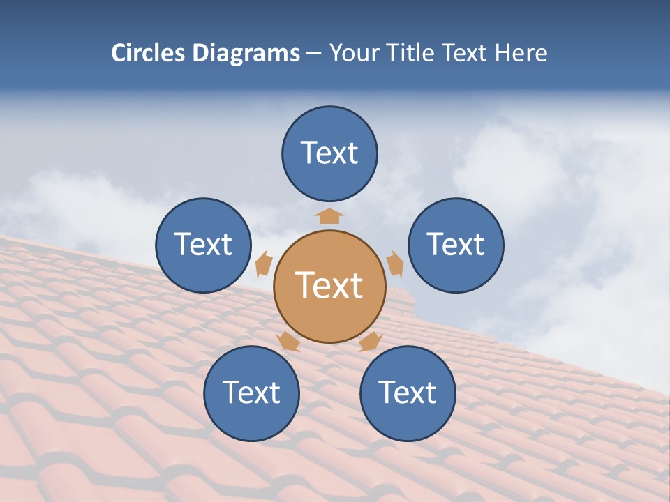 Ceramic Estate House PowerPoint Template