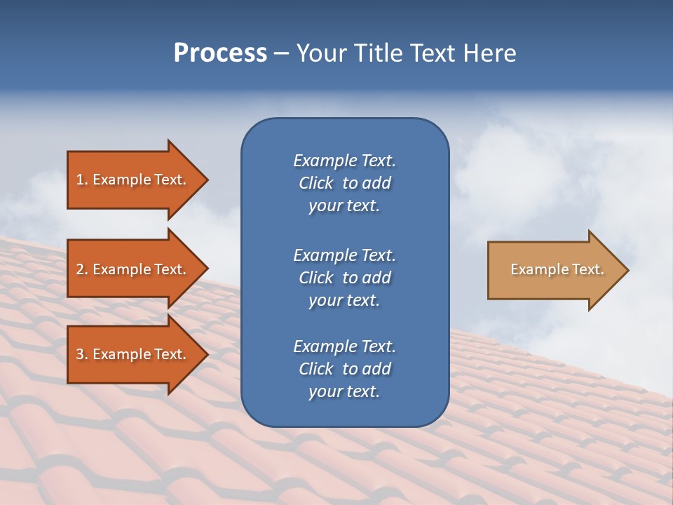 Ceramic Estate House PowerPoint Template