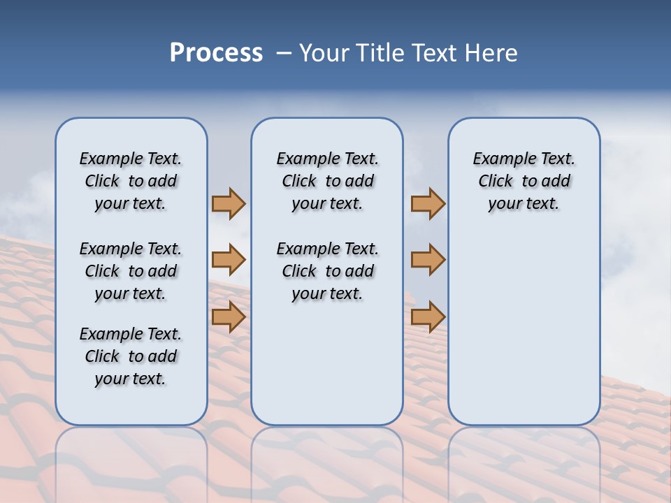 Ceramic Estate House PowerPoint Template