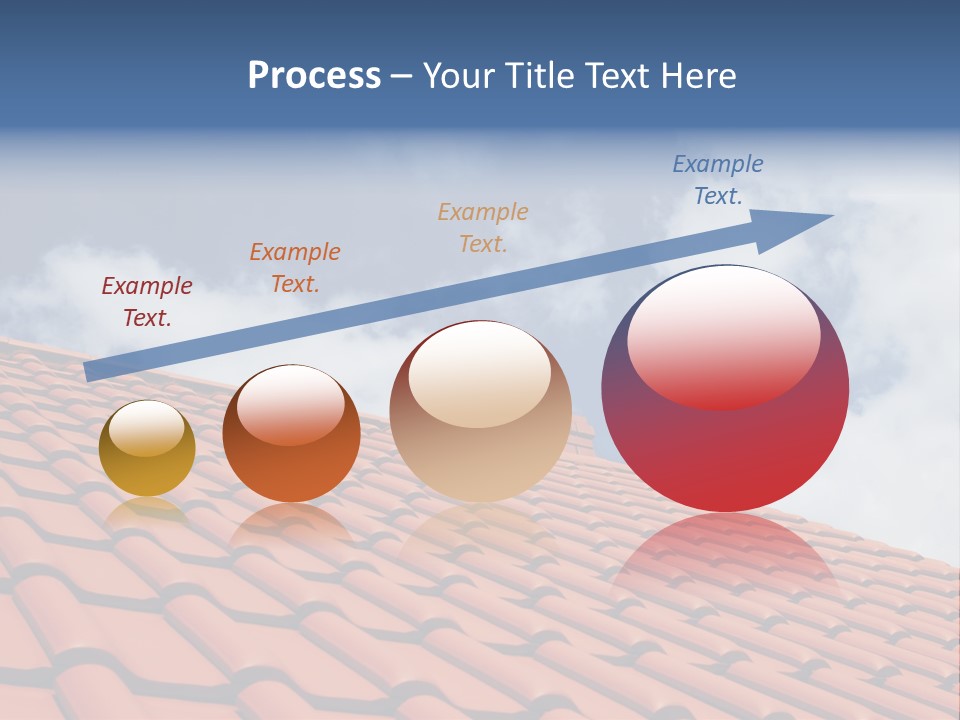 Ceramic Estate House PowerPoint Template