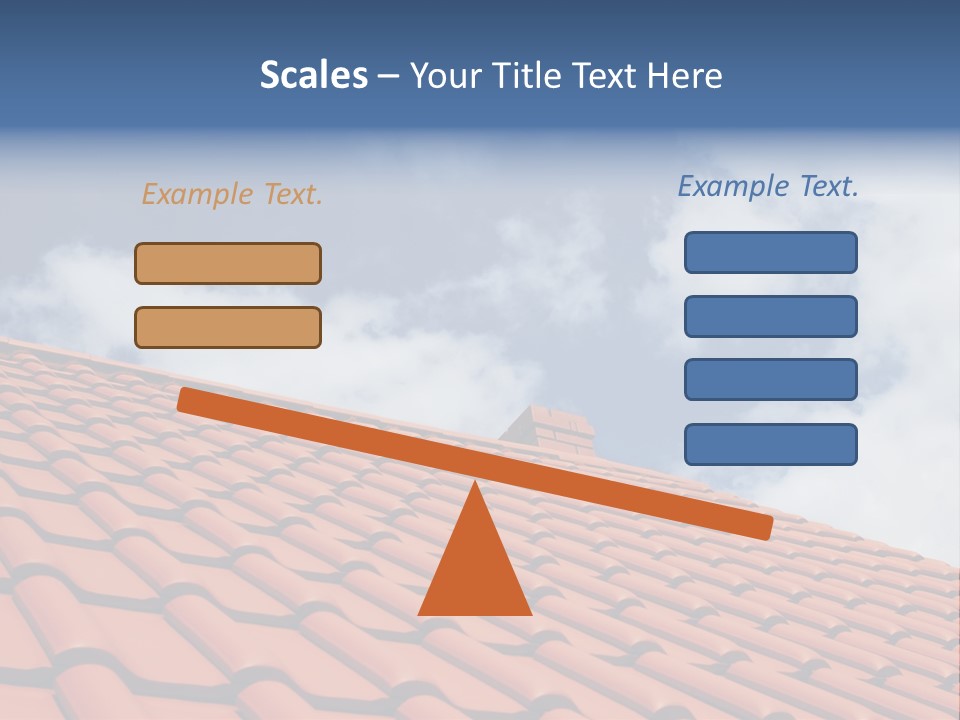 Ceramic Estate House PowerPoint Template