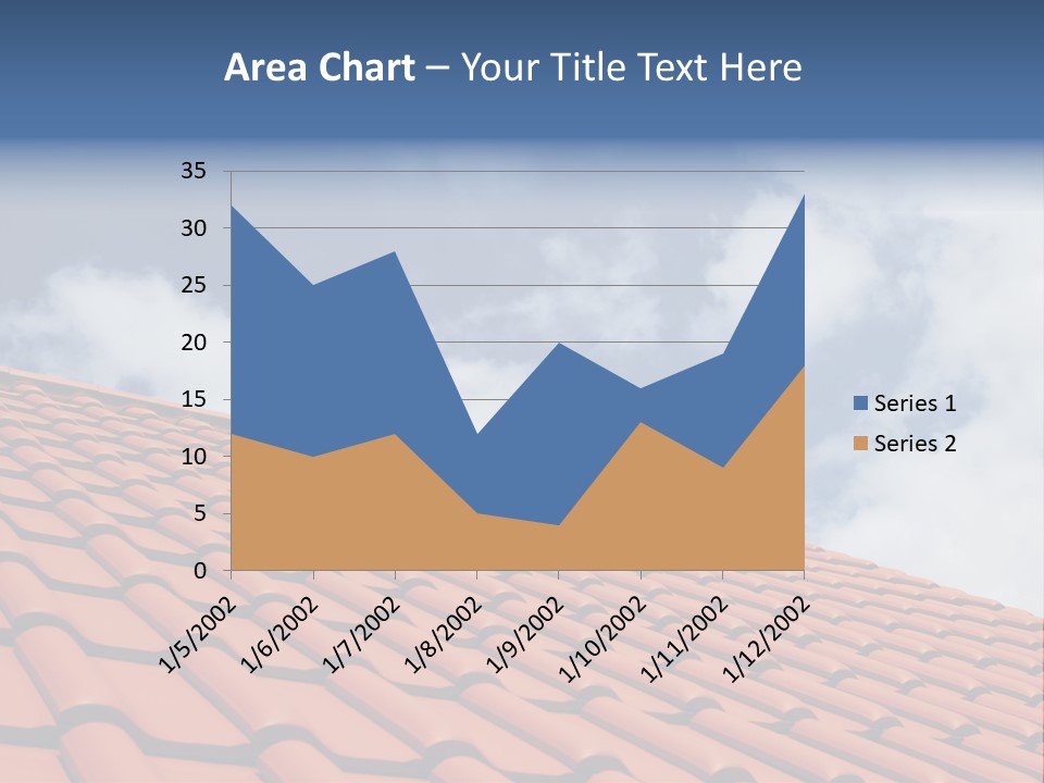 Ceramic Estate House PowerPoint Template