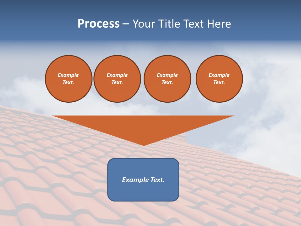 Ceramic Estate House PowerPoint Template