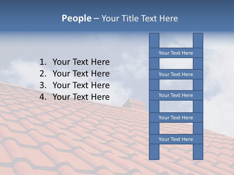 Ceramic Estate House PowerPoint Template