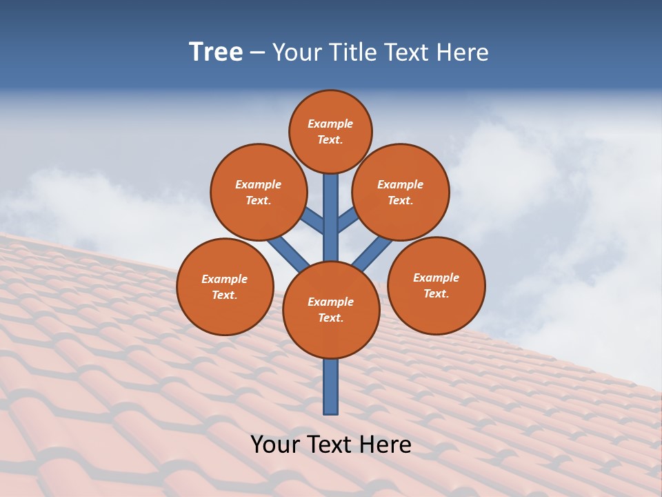 Ceramic Estate House PowerPoint Template