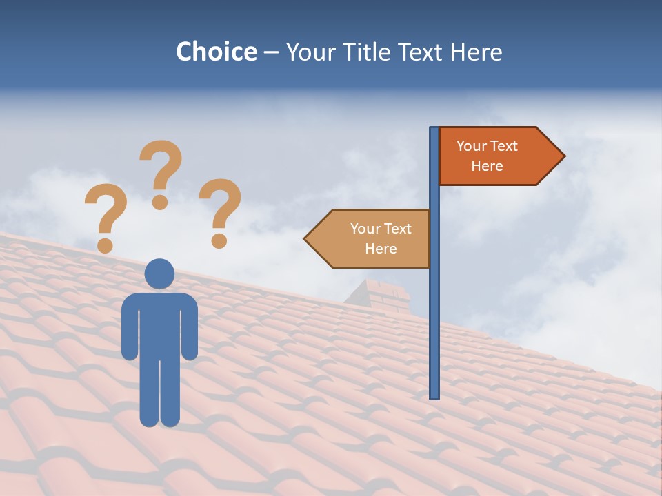 Ceramic Estate House PowerPoint Template