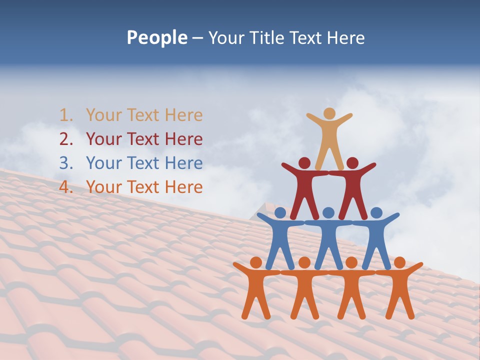 Ceramic Estate House PowerPoint Template