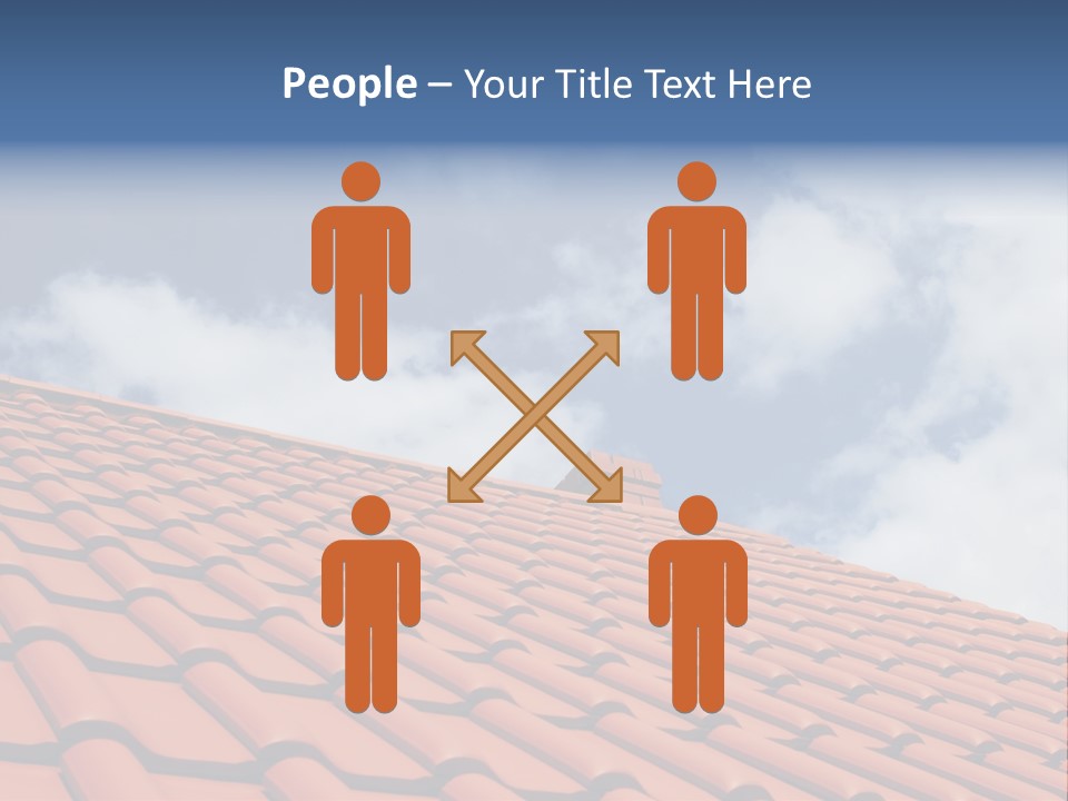 Ceramic Estate House PowerPoint Template