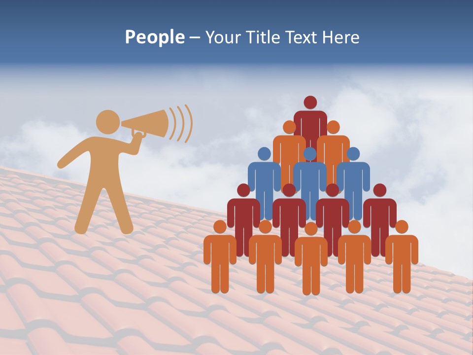 Ceramic Estate House PowerPoint Template