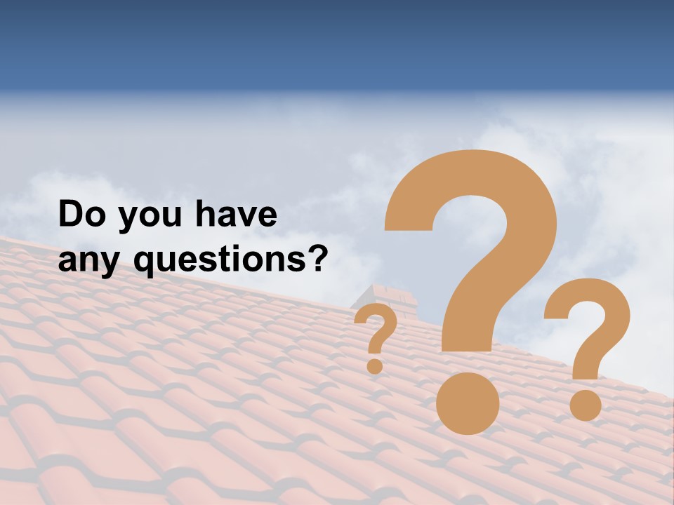 Ceramic Estate House PowerPoint Template