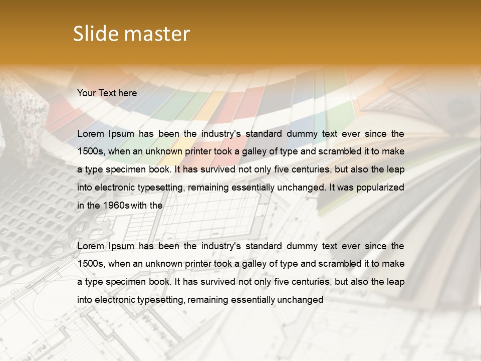 Technology Architect Engineering PowerPoint Template
