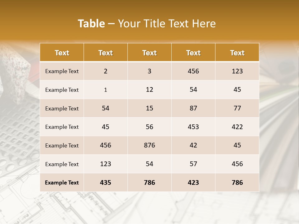 Technology Architect Engineering PowerPoint Template