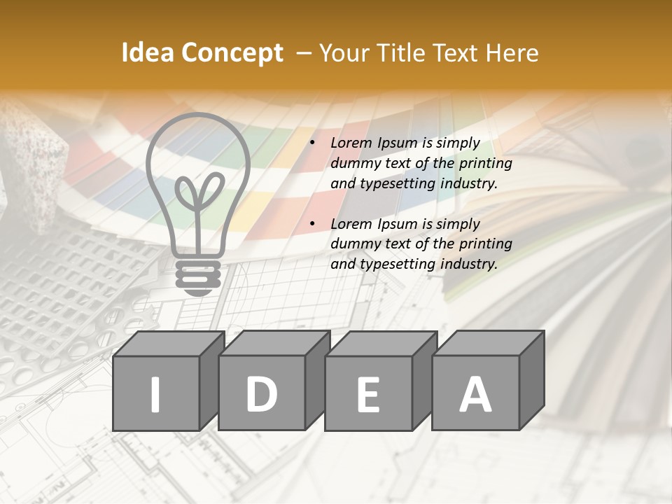 Technology Architect Engineering PowerPoint Template