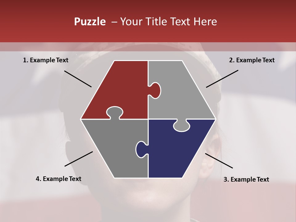 War Military Invasion Female PowerPoint Template