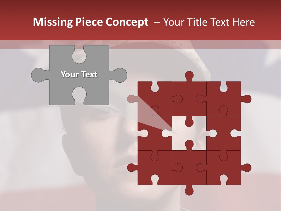 War Military Invasion Female PowerPoint Template