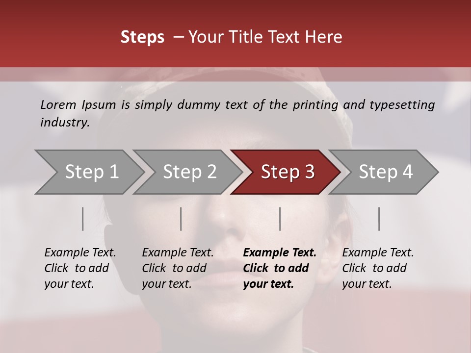 War Military Invasion Female PowerPoint Template