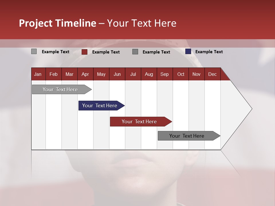 War Military Invasion Female PowerPoint Template