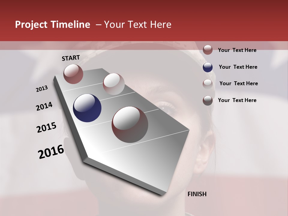 War Military Invasion Female PowerPoint Template