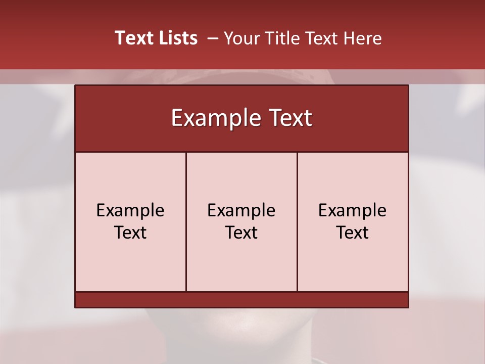 War Military Invasion Female PowerPoint Template