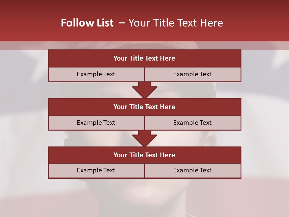 War Military Invasion Female PowerPoint Template