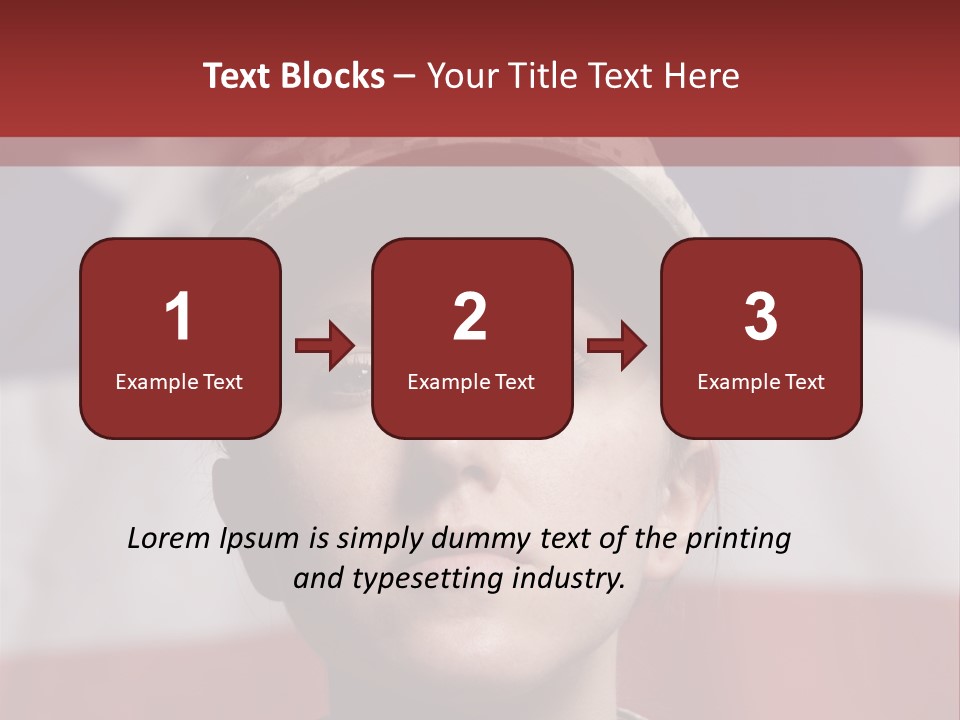 War Military Invasion Female PowerPoint Template