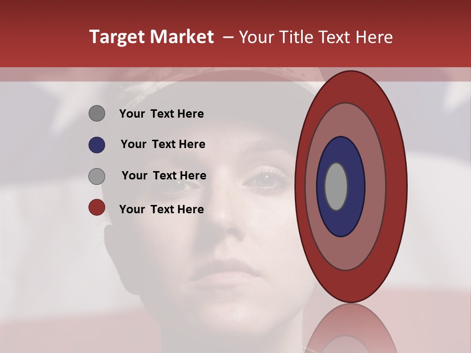 War Military Invasion Female PowerPoint Template