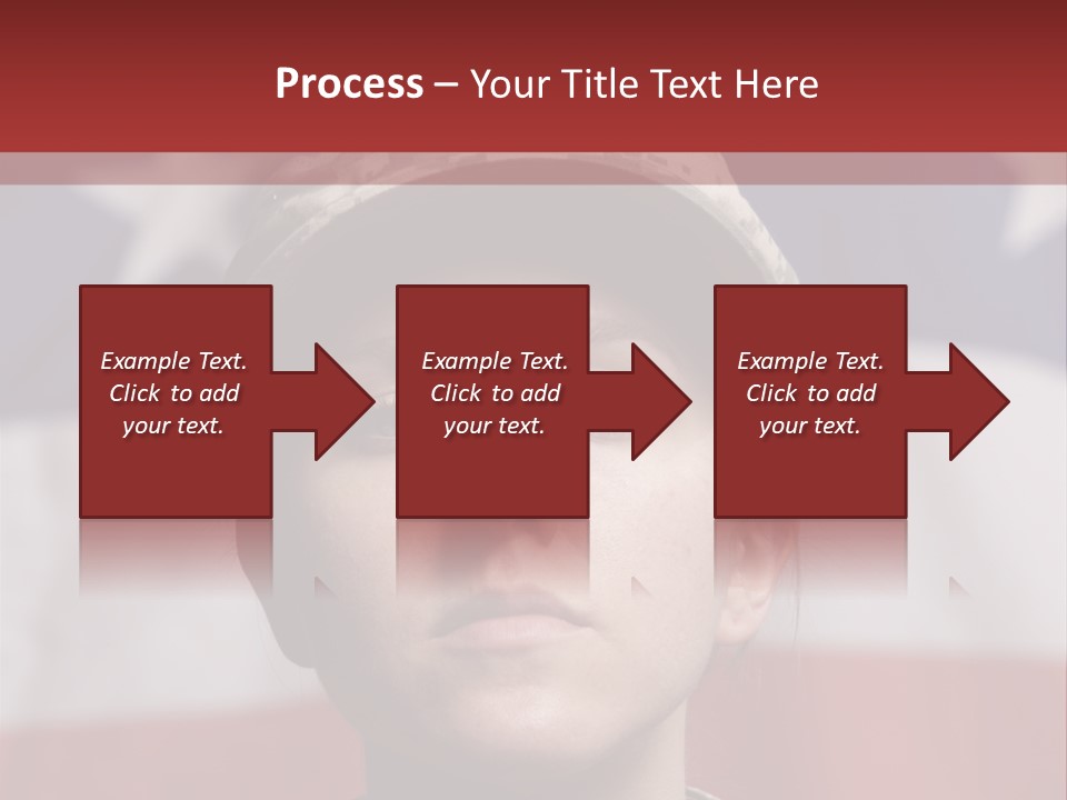 War Military Invasion Female PowerPoint Template