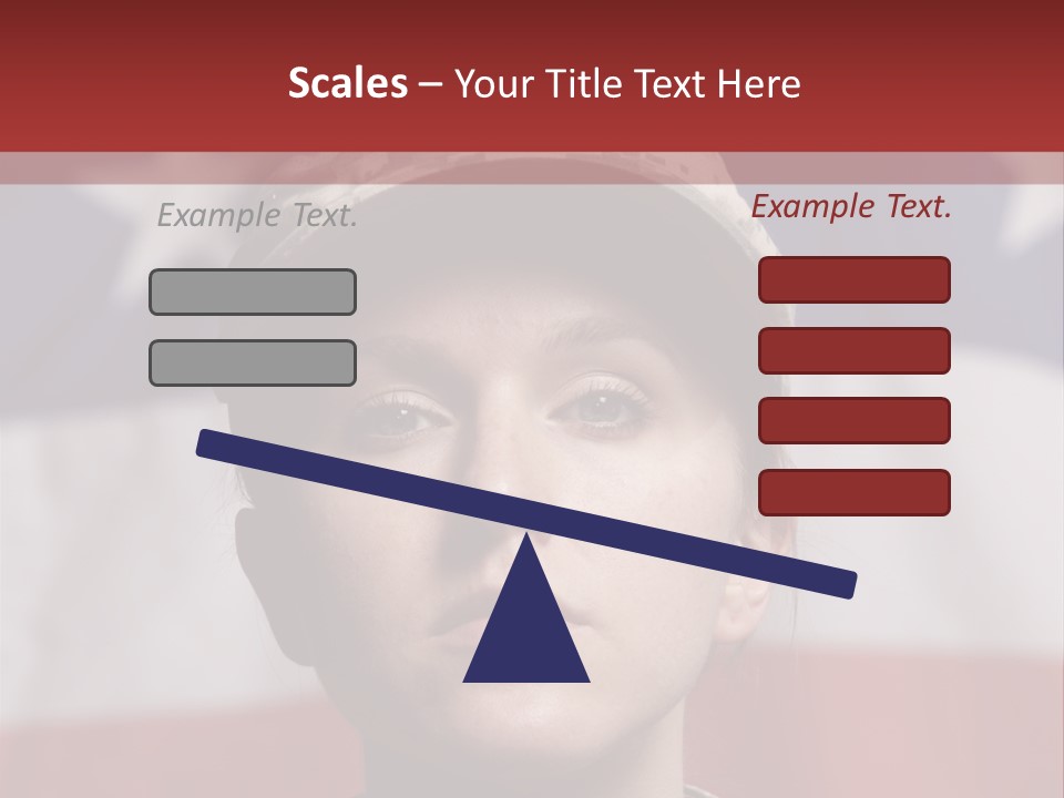 War Military Invasion Female PowerPoint Template