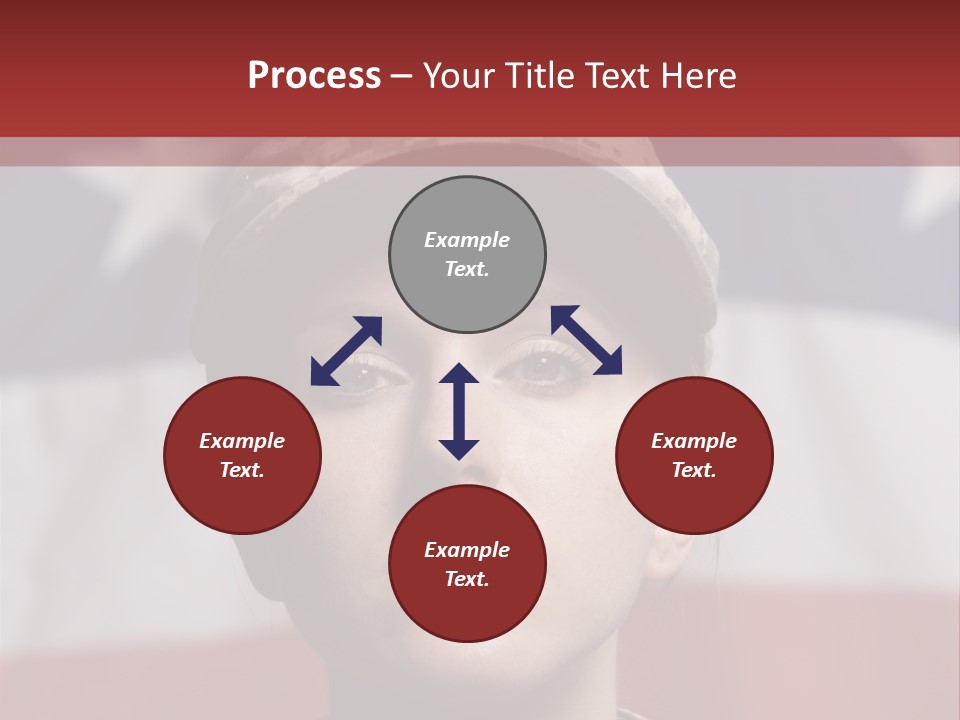 War Military Invasion Female PowerPoint Template