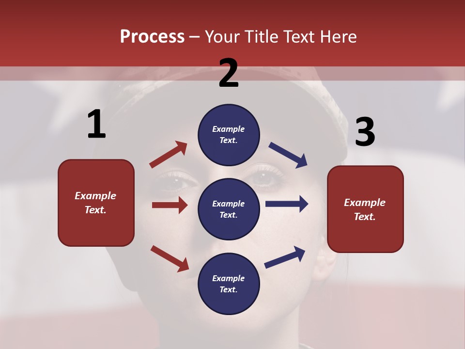 War Military Invasion Female PowerPoint Template