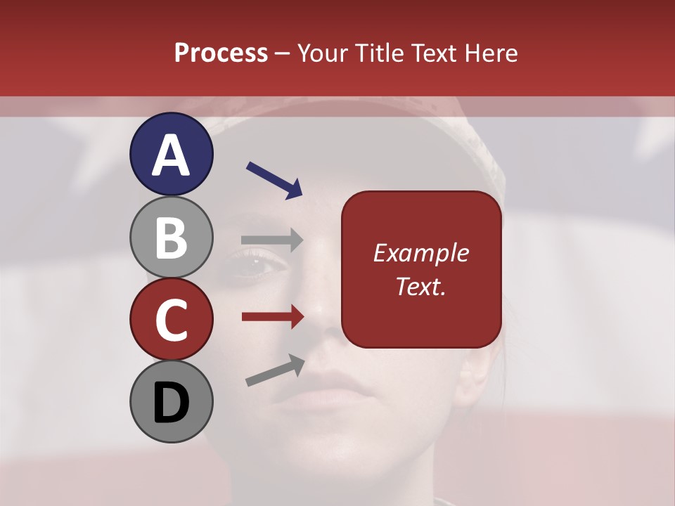 War Military Invasion Female PowerPoint Template