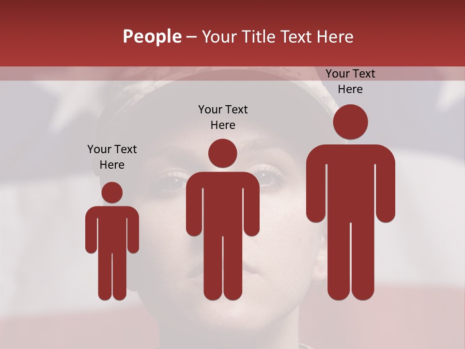 War Military Invasion Female PowerPoint Template