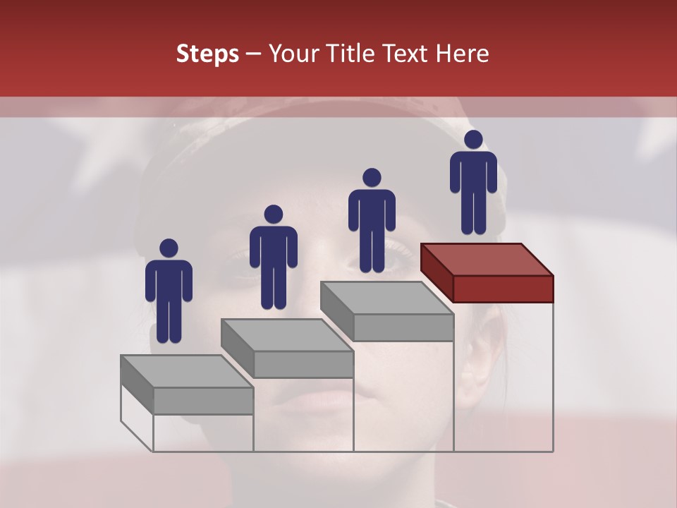 War Military Invasion Female PowerPoint Template