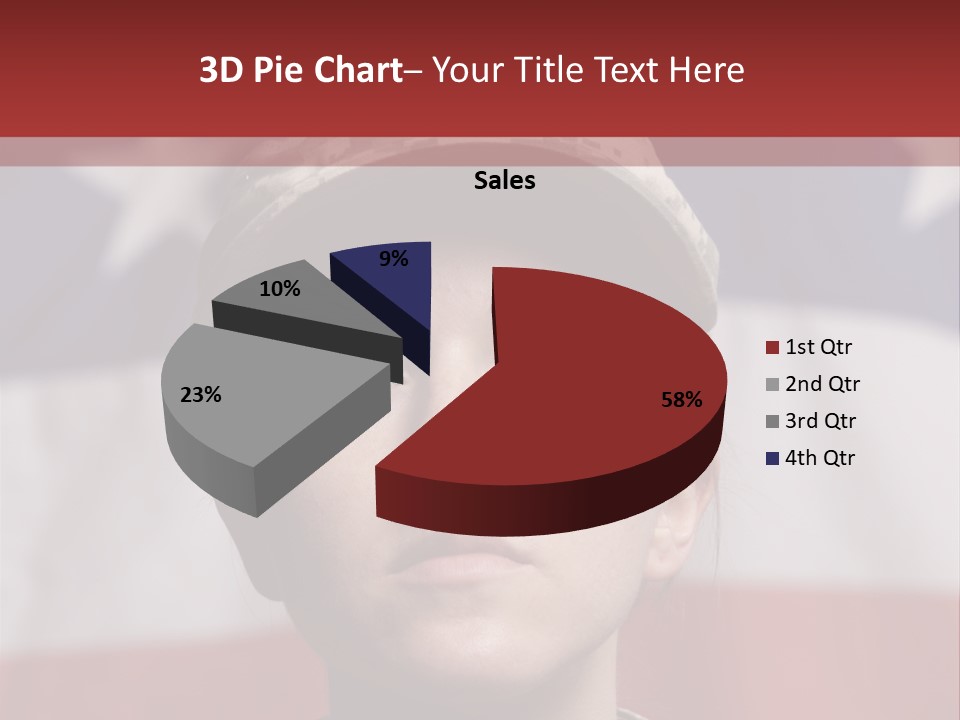 War Military Invasion Female PowerPoint Template