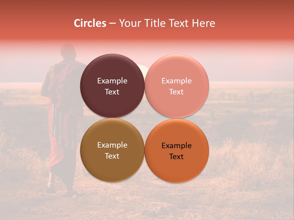 Summer Leisure Meditating PowerPoint Template