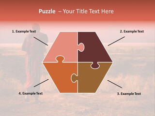 Summer Leisure Meditating PowerPoint Template